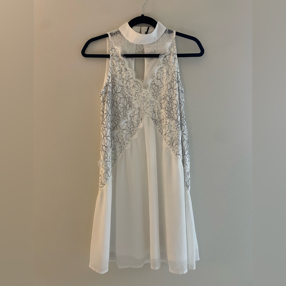 Boohoo - Women’s White Dress Size 10
